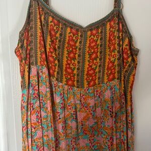 Natural Life Patti Side Slit Maxi Dress